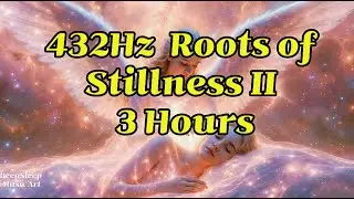 DeepSleepMusic Art | 432Hz  Roots of Stillness II 3 Hours | Fall Asleep Fast Grounding