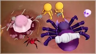 Spiders vs Humans Invaders in The Spider Nest Game!