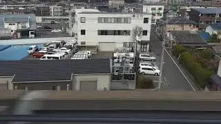 【山陽新幹線上り・車窓動画】500系（V9）こだま848号岡山行車内放送～到着案内放送　新倉敷→岡山