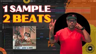 I Flipped a 1980's Sample Into 2 Boom Bap Beats | Maschine Workflow