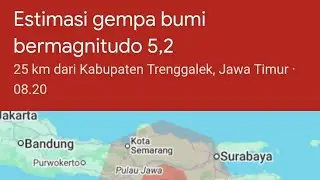 #Live gempa bumi malang 5,2 magnitudo bikin geger warga berhamburan