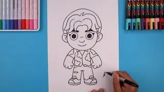 How to Draw Abby Saja drawing || easy drawing step by step ||  Artology creator 