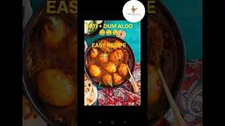 Dum aloo simple recipe #viral #food #recipe #ytshorts #cooking #shorts #dumaloo #roti #indianfood