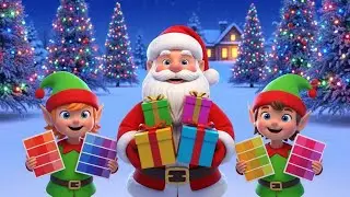 Santa&rsquo;s Color Train Rhyme for Kids | Fun Christmas Colors & Holiday Song, Popular Nursery Rhyme 🎅