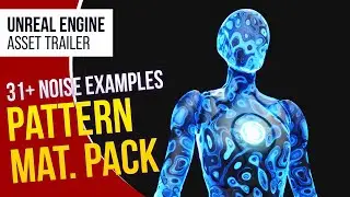 UE5 l 31+ Noise Pattern Material Pack With 14+ Material Functions | Unreal Engine 5 (Trailer)