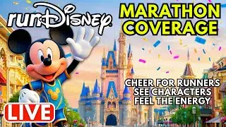 🔴 LIVE 2026 runDisney Marathon Weekend | Cheering from the Castle! 🏃&zwj;♂️🏰✨