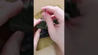 Some needle felting ASMR on your feed today. This is a mushroom inspired piece