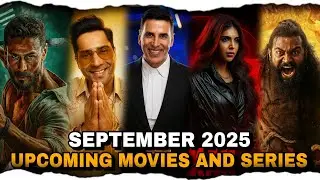 Top Movies & Web Series Releasing September 2025 😱 | Baaghi 4 | Cinemad