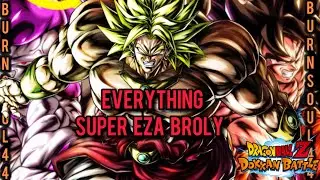 EVERYTHING SUPER EZA! STR LR LSSJ BROLY. BEST TEAM BUILD! HOW GOOD IS HE? (Goku vs Frieza) & RANK