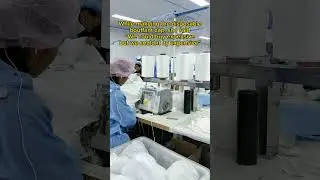 White Bouffant Caps in prodution - Woozn Healthcare #ppe #factory #scrubcap #bouffantcap #disposable