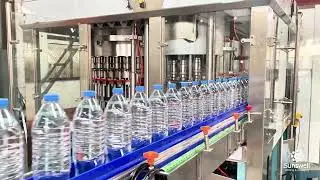 18000bph 2925 short neck light bottle combiblock water filling line