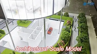 industrial park scale model scenic landscaping realistic urban 1:70 architecture model