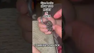 How to - GYM COMBINATION LOCK