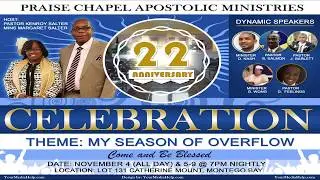 Praise Chapel Apostolic Ministries: Anniversary Celebration 2018