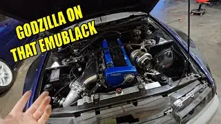 THE R32 GTR IS ON EMU BLACK NOW