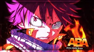 Natsu Uses The Power Of Friendship In ABA | Anime Battle Arena