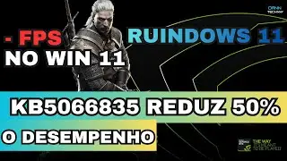 Windows 11 causa queda brutal em jogos: atualiza&ccedil;&atilde;o reduz desempenho de jogos em at&eacute; 50%