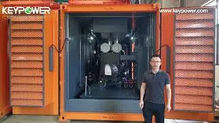 Keypower 1000 kva rental specs containerized generator walkaround
