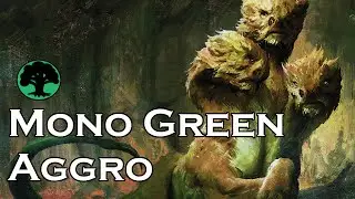 Mono Green Aggro! Standard Ranked Bo3! Все еще лучшая моноцветная аггра?