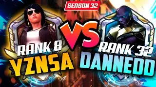Dannedd Rank #32 Doomfist VS Yznsa Rank 8 Pharah! [ Overwatch Season 32 Top 500 ]