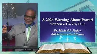 A Warning About Power - Dr. Michael P. Friday