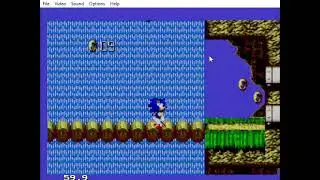 Video Game Glitch 1728: Sonic Blast (Master System) - 