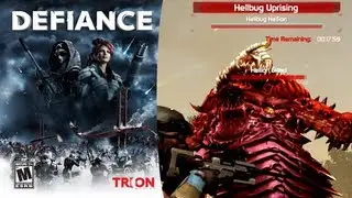 Defiance Co-op Gameplay - HELLBUG UPRISING + HELLBUG HELLION BOSS [ HD ]