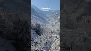 fresh #snow in Azad #Kashmir #Muzaffarabad #neelumvalley #snowfall #2026 #travel #winters #tours