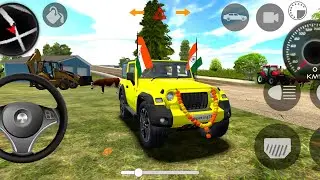 Modified Mahindra Thar Car Games: Indian Cars (Gadi Wala Game) - Car Game Android Gameplay 2026 