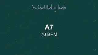 One Chord Backing Track   A7