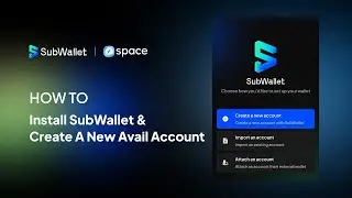 How to install SubWallet Browser Extension and create account on Avail