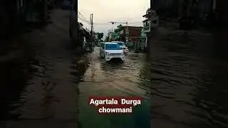 Heavy rain today at Agartala