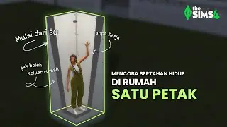 Bertahan Hidup Dirumah Satu Petak 😱 | One Tile Challenge | The Sims 4 Gameplay Indonesia