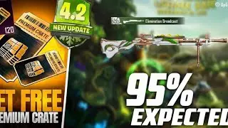 4.2 premium crate gun skin__Dp-28__95% chance it gun_Mach gully with theme_#pubgmobile #premiumcrate