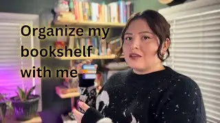 organize my bookshelf with me + tour | the start of my home library 📚✨