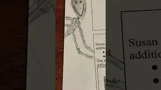 Day 4 of scaring my math teacher when she gives me homework #art #anologhorror #goviral #fypシ