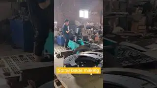 Special spiral blade making #augerblademachine #spiralbladeforming #conveyingmachine #spiralblademak