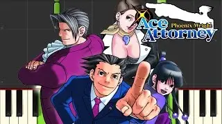 Phoenix Wright Ace Attorney - The Steel Samurai  (Piano)