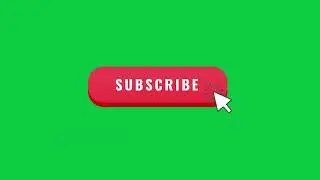 Subscribe Button for Your YouTube Channel Animation | Green Screen