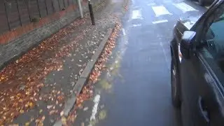 Clipped by Close Passing Land Rover near Richmond Park (RV57 KVY)