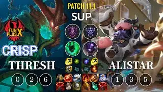 FPX Crisp Thresh vs Alistar Sup - KR Patch 11.1