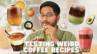OMG! Testing WEIRD Coffee Recipes 😳😖 Viral Coffee Recipes and Combinations! #testedbyshivesh