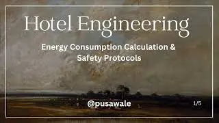 💡Hotel Engineering Part 1 | Energy Calculation Explained | BTSC Hostel Manager Exam