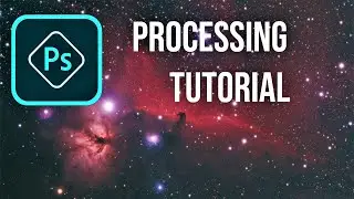 EASY Astrophotography Processing in Adobe Photoshop!! (Full Tutorial)
