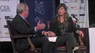 Rep. Mike Doyle and musician Nicole Atkins at 2009 Future of Music Policy Summit