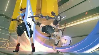 ZZZ S Anby Chain Attack Animation in Slowed Speed