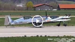 Extra 330LX & XtremeAir XA-42 - UR-TIM & D-EIXA - formation takeoff at Memmingen Airport