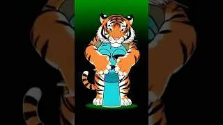 Sprunki OC Pine vs Tiger fighting Phase 4/C#sprunkiincrediboxmod #animation
