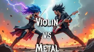 VIOLIN vs METAL  ⚡🔥 | Epic Instrumental Battle in a Storm of Sound🤘🤘🎸🎻💀