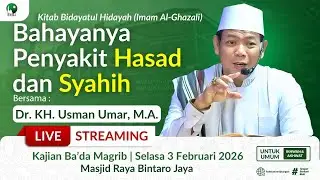 🔴[LIVE] Bahayanya Penyakit Hasad dan Syahih | Dr. KH. Usman Umar, M.A. | MRBJ